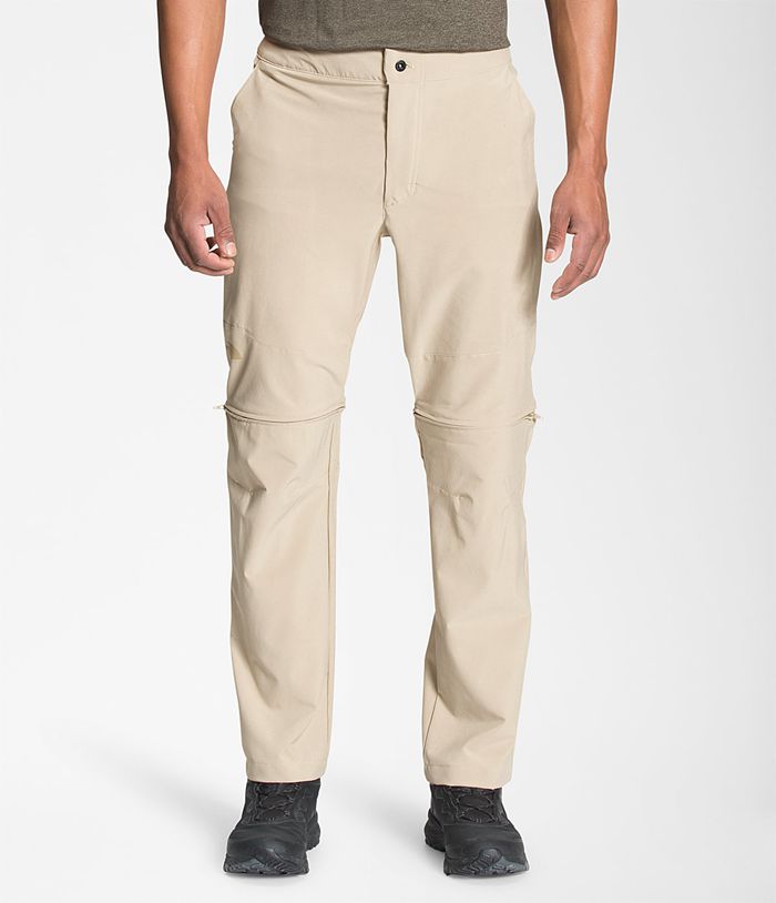 Pantalones The North Face Hombre Paramount Active Convertible Beige - Peru 95603HWBE